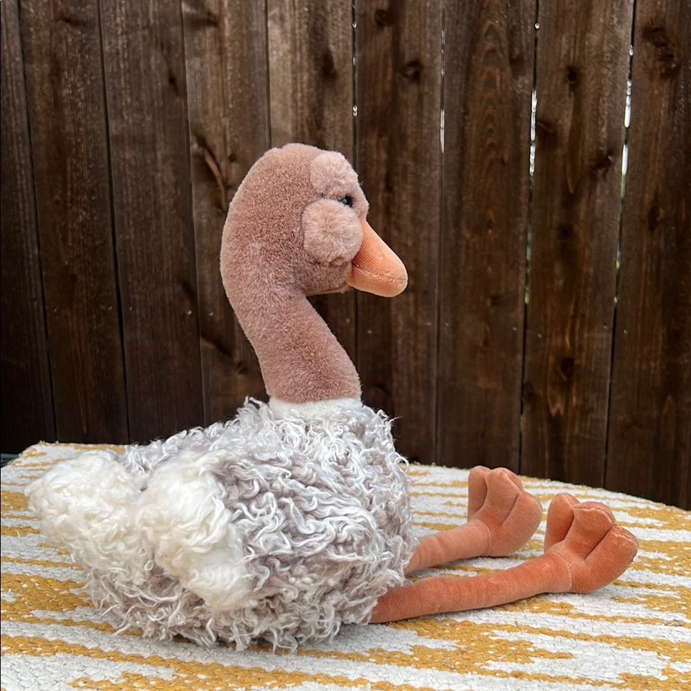 Gund Plush Stuffed Animal Ostrich Bird Brown and Tan - Picture 5 of 13